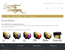 Tablet Screenshot of garrottbrothers.com